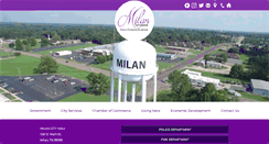 Desktop Screenshot of cityofmilantn.com